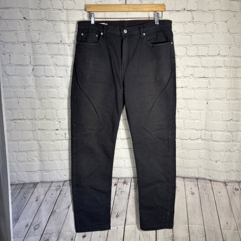 American Giant Roughneck Stretch Canvas Slim Jeans Pants Mens 34x32 Gray